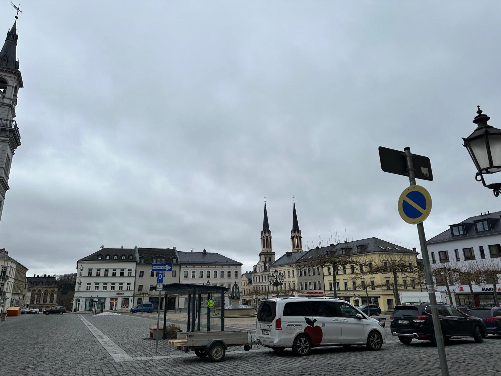 Ein Zimmer Wohnung Am Markt Oelsnitz  Экстерьер фото