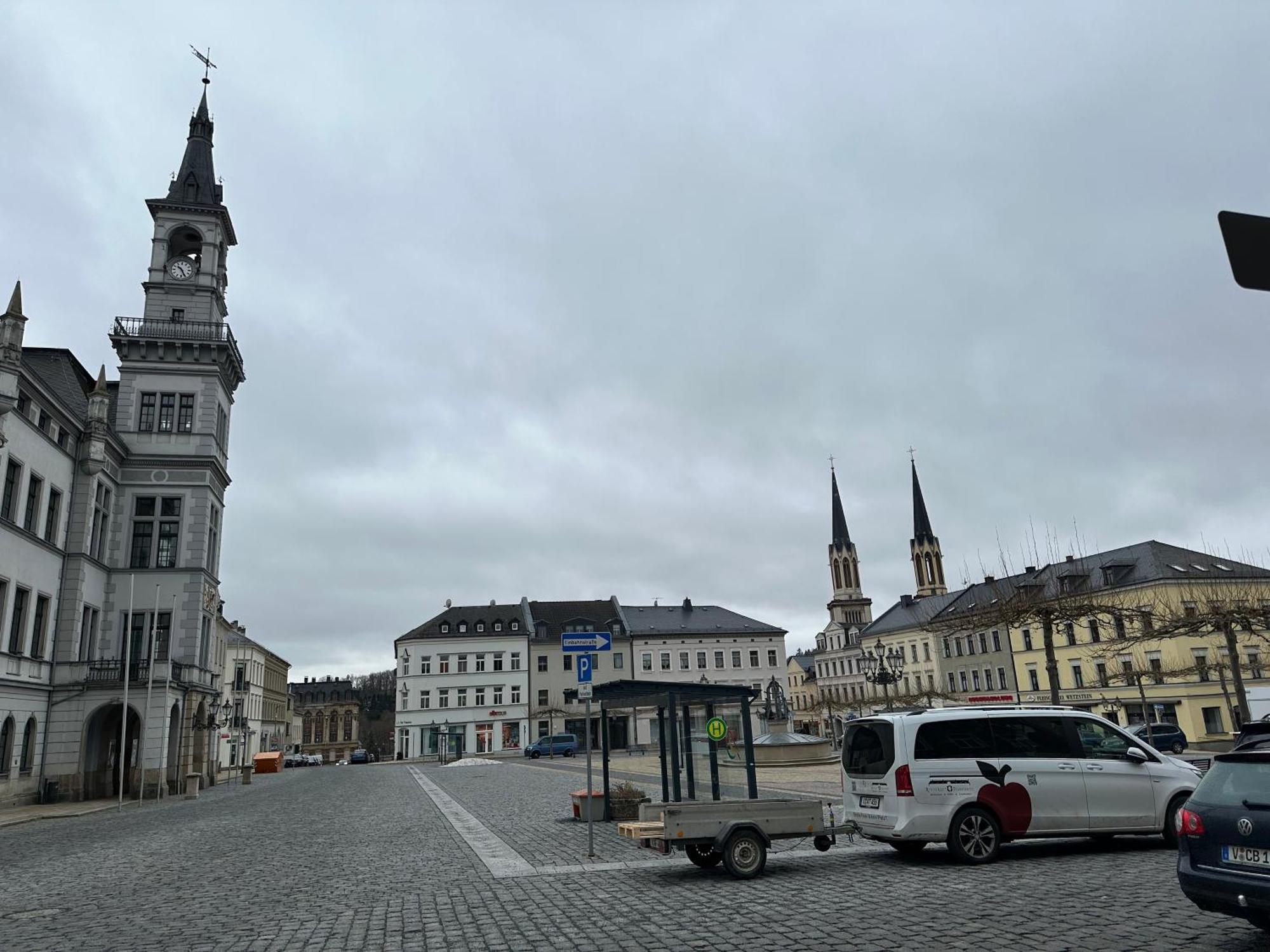 Ein Zimmer Wohnung Am Markt Oelsnitz  Экстерьер фото